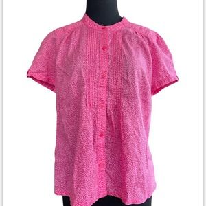 ST. JOHN’S BAY Pink Button Down Shirt- Size Large